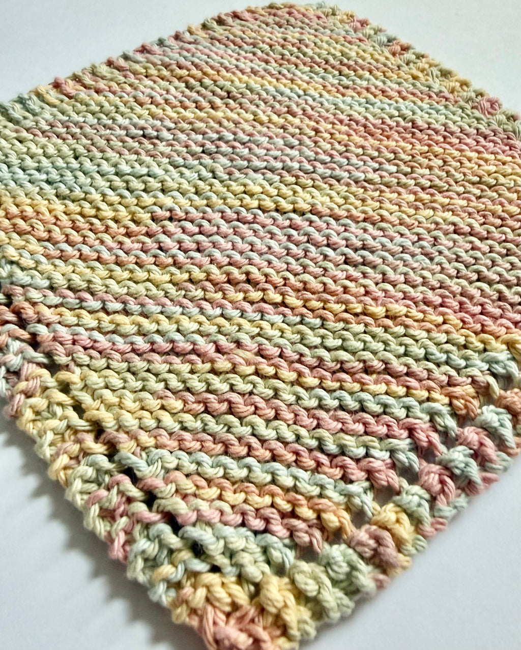 Hand Knit Dish Cloth
