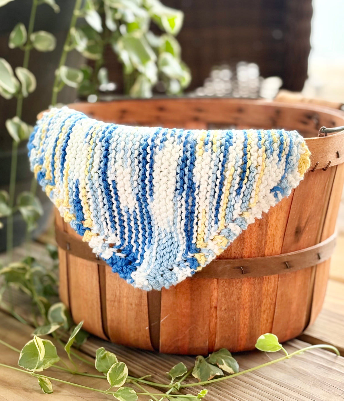 Hand Knit Dish Cloth