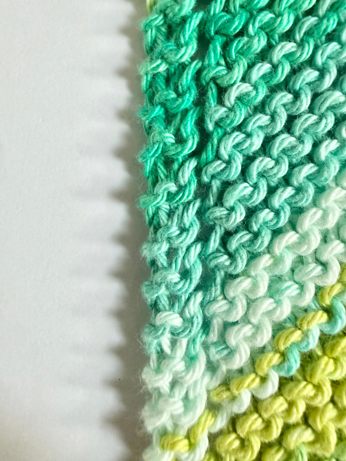 Hand Knit Dish Cloth