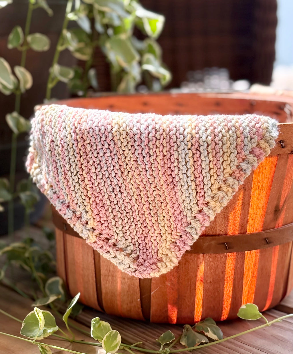 Hand Knit Dish Cloth