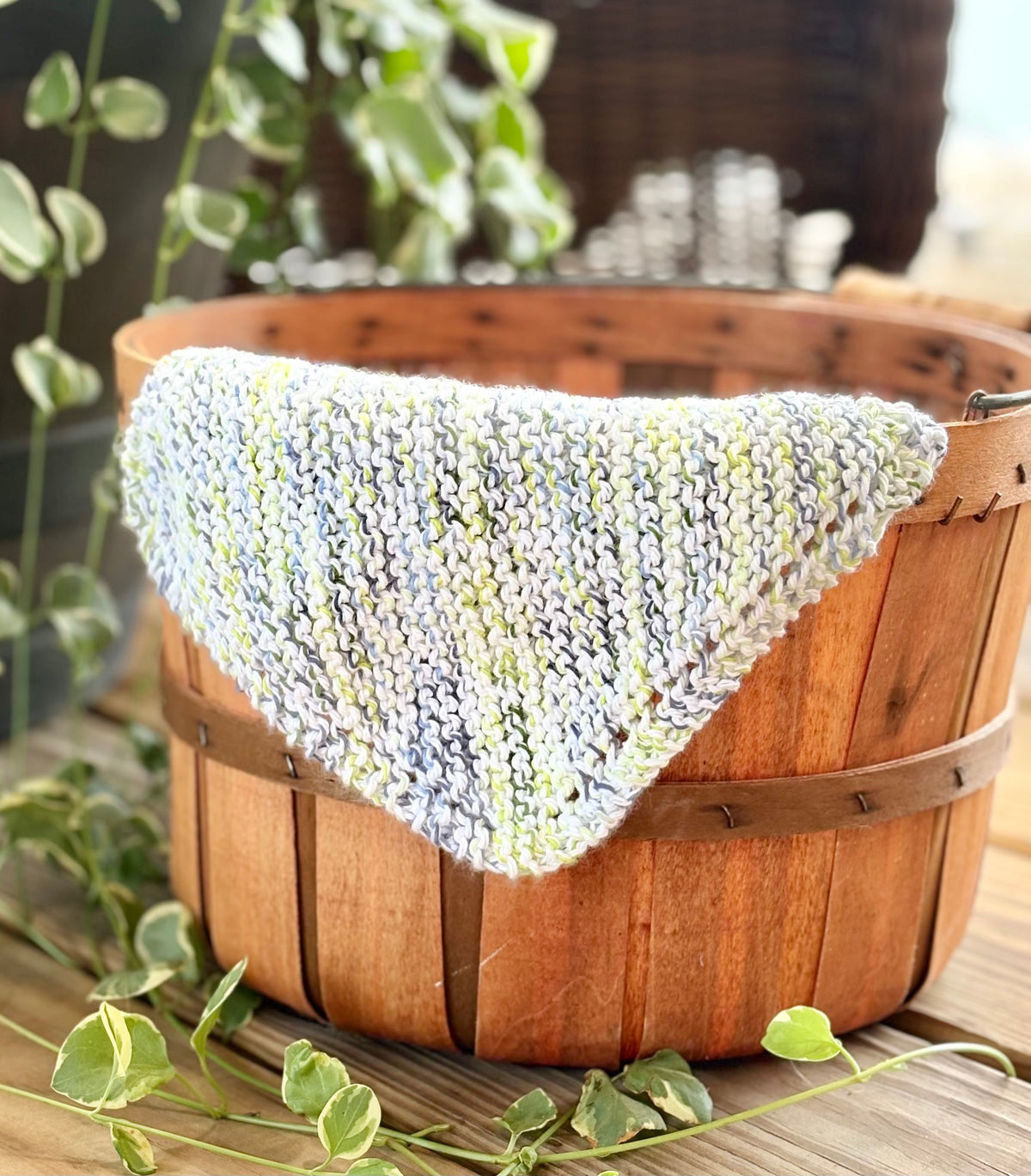 Hand Knit Dish Cloth