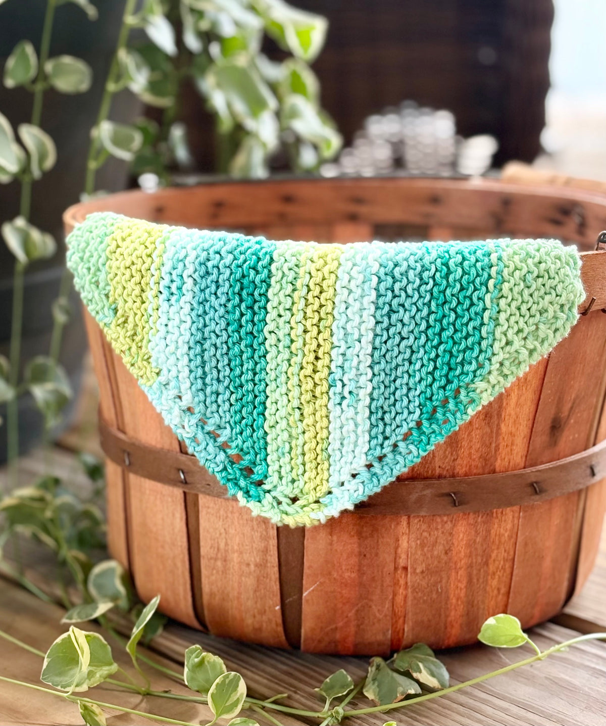 Hand Knit Dish Cloth